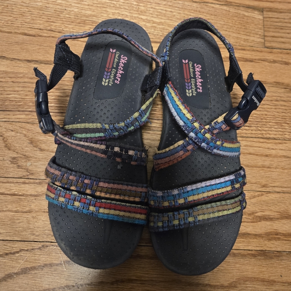 Skechers Kids Multicolor Strap Sandals
